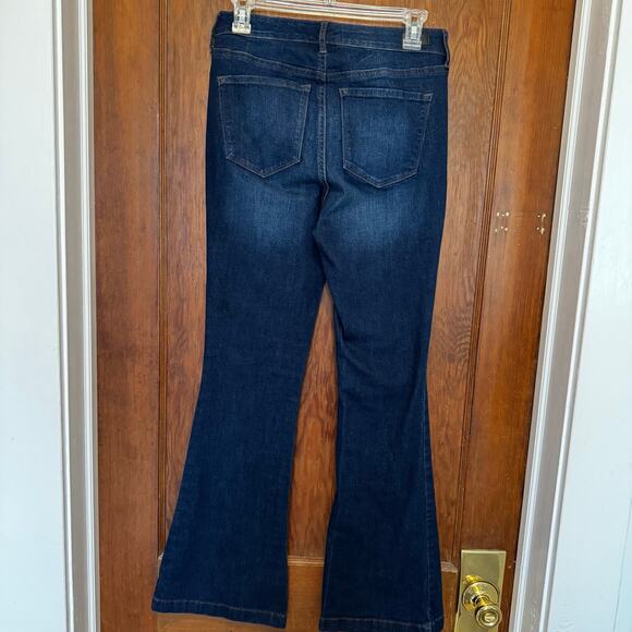 Sofia by Sofia Vergara Dark Blue Flare Jeans - Picture 4 of 9